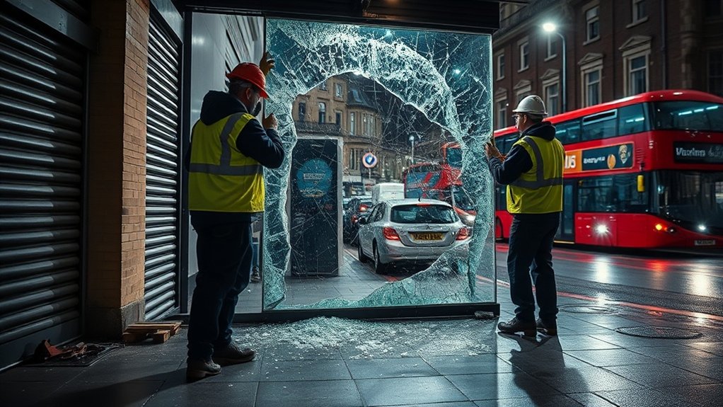 Emergency Shop Front Repair Walworth
